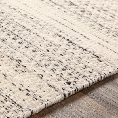 Sylvie Chevron Flatweave Wool Cream/Black Area Rug