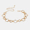 Alloy Chain Circle Shape Belt