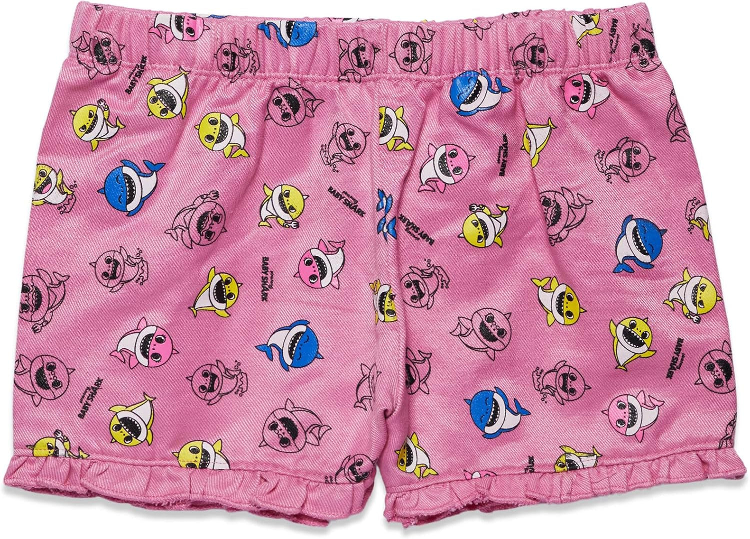 Baby Shark Girls Graphic T-Shirt and Shorts Outfit Set Infant to Little Kid