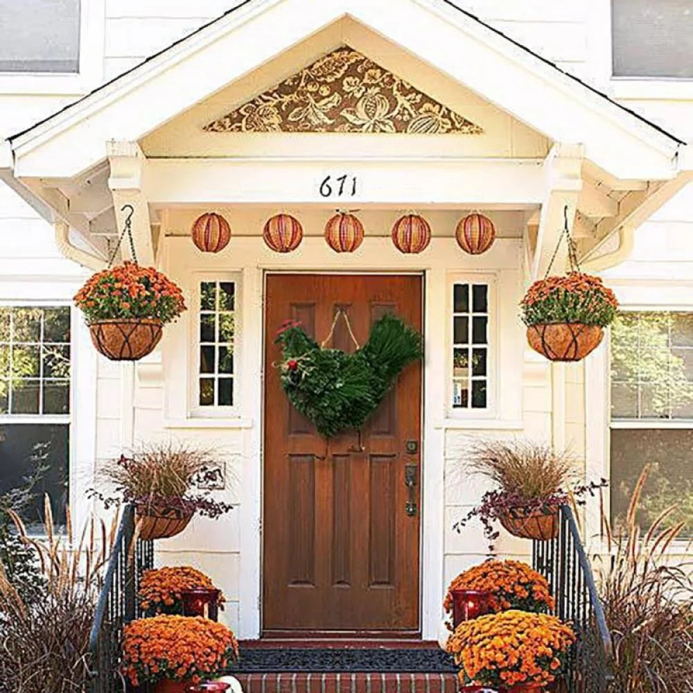 Christmas Chicken Wreath Green Artificial Plants Rooster Wreath for Front Door Christmas Farmhouse Garden Decorations