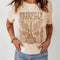Western Graphic Round Neck T-Shirt
