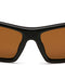 Gear CHB291 Carbondale Antique Mirror Polarized Lens - One Size Fits All - Black