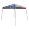 10 X 10 Pop up Canopy Tent, Instant Slant Leg Portable Shade Tent with Carrying Bag, American Flag