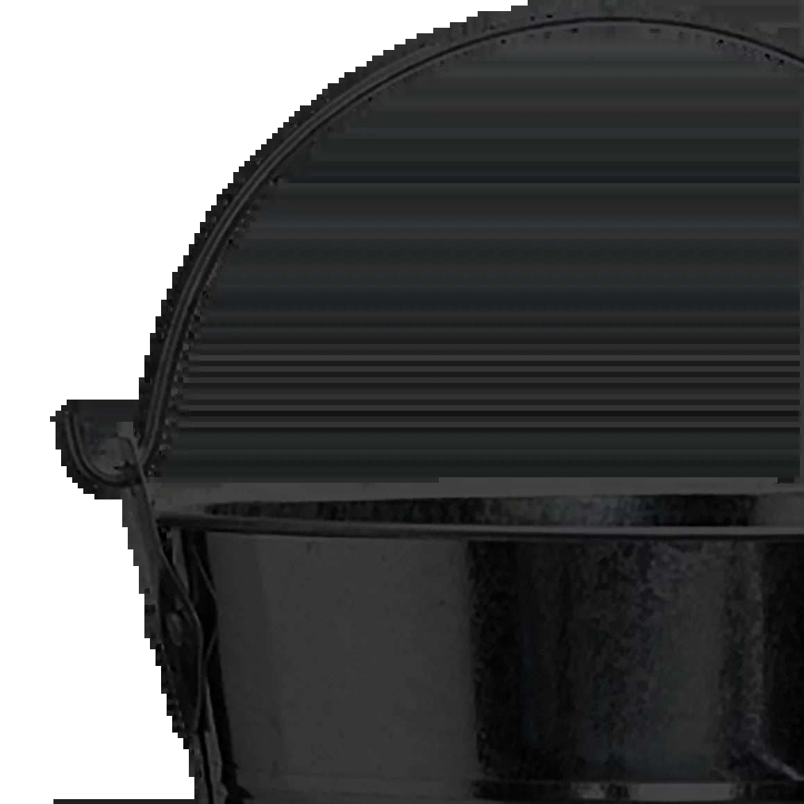 Pellet Grill Grease Bucket - Black