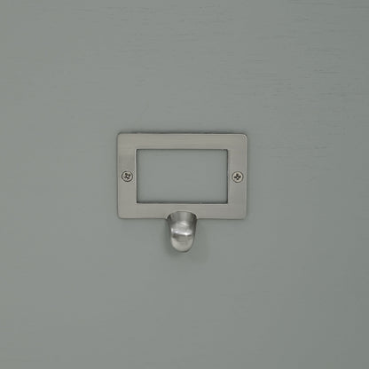 Harper Modern Wood/Metal Pantry Closet in Gray