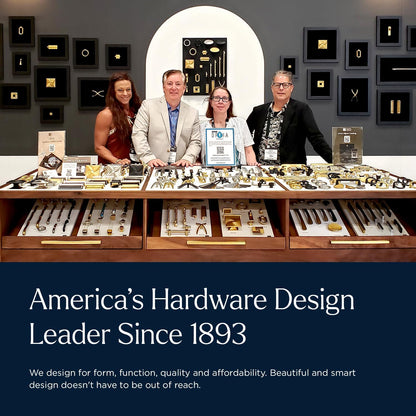 Solid Core Kitchen Cabinet Pulls, Luxury Cabinet Handles, Hardware for Doors & Dresser Drawers, 18 Inch Hole Center, Rustic Iron, Refined Rustic Collection