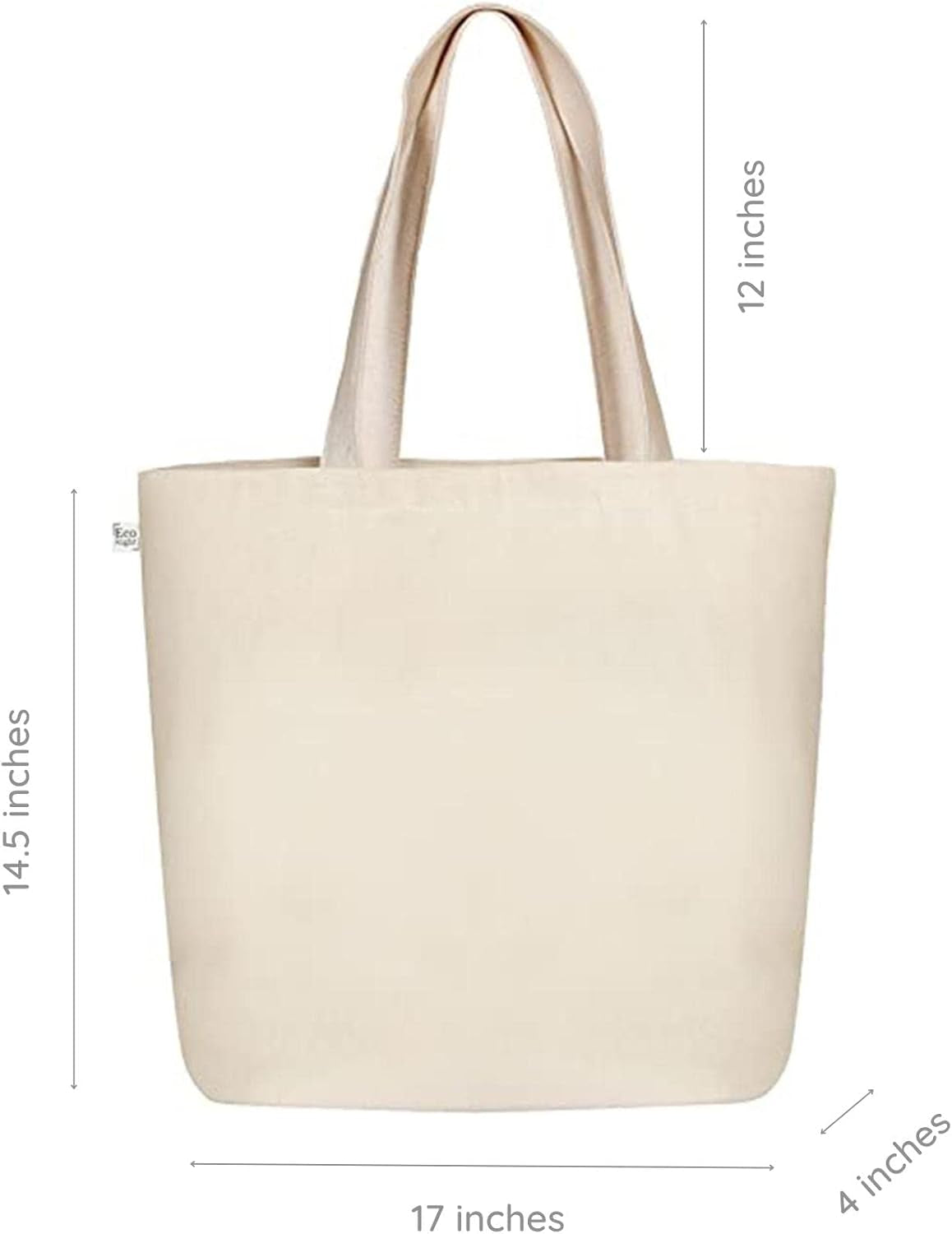 Aesthetic Canvas Tote Bag for Women Large Zipper Tote Bags with Pocket, Womens Tote Bag for Yoga, Work, Beach