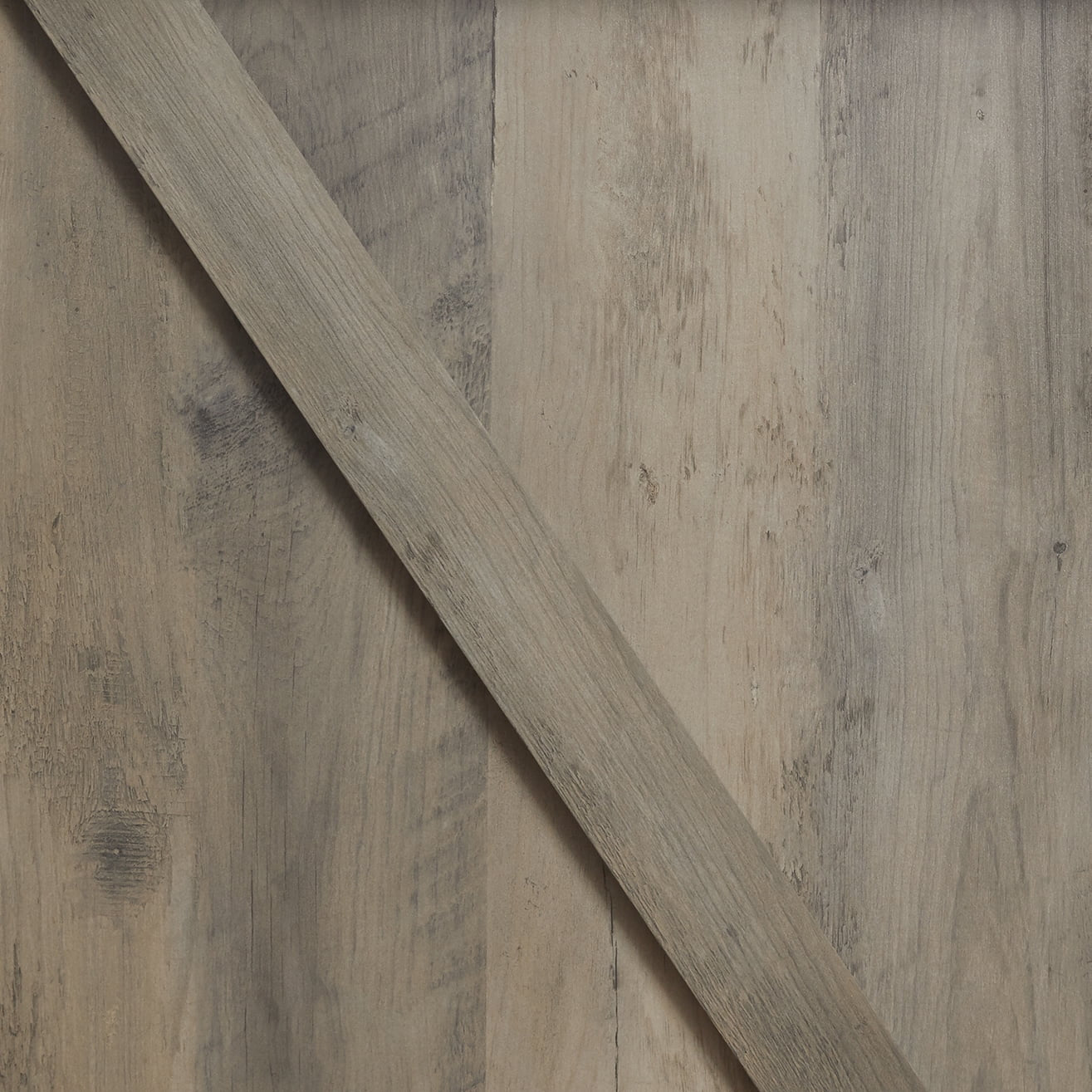 Modern Farmhouse L-Desk, Rustic Gray Finish