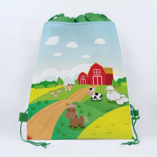 Baby Shower Farm Animals Theme Party Favors Decorations with Balloon Cartoon Disposable Tableware Sets Birthday Party Supplies