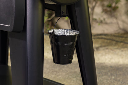 Pellet Grill Grease Bucket - Black