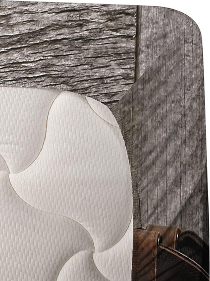 Western Sheet Set, American West Rodeo Traditional Straw Cowboy Hat Leather Boots Print, Fitted and Flat Sheet with Pillowcases Bedding Accent 4 Piece Set, Queen, Tan and Brown