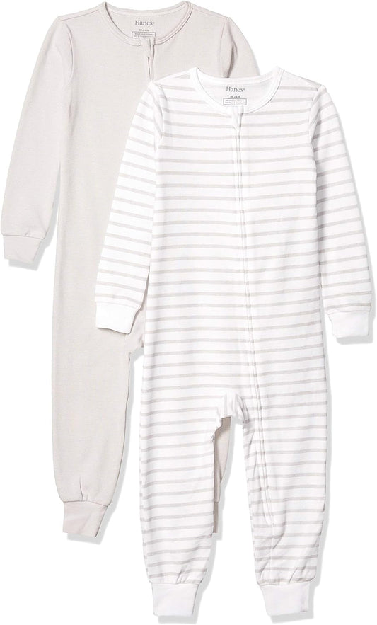 Baby Boys' Ultimate Baby Zippin 2 Pack Sleep and Play Suits