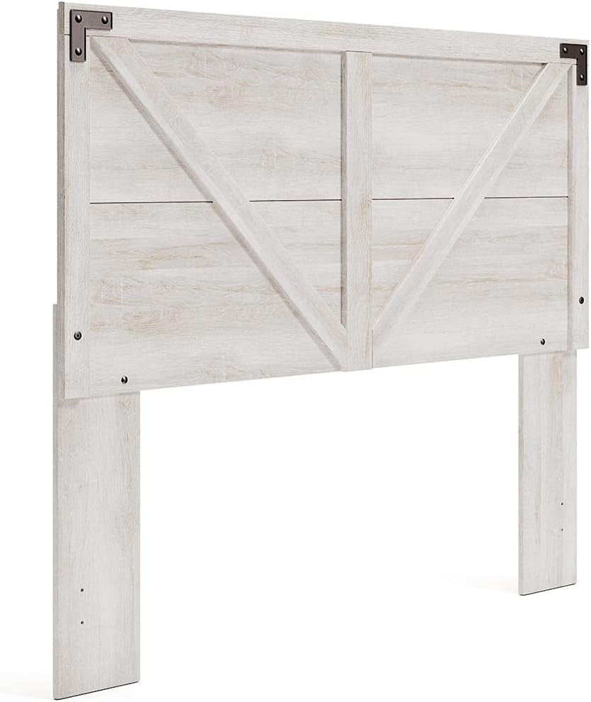 Shawburn Modern Farmhouse Headboard, Queen, Whitewash