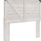 Shawburn Modern Farmhouse Headboard, Queen, Whitewash