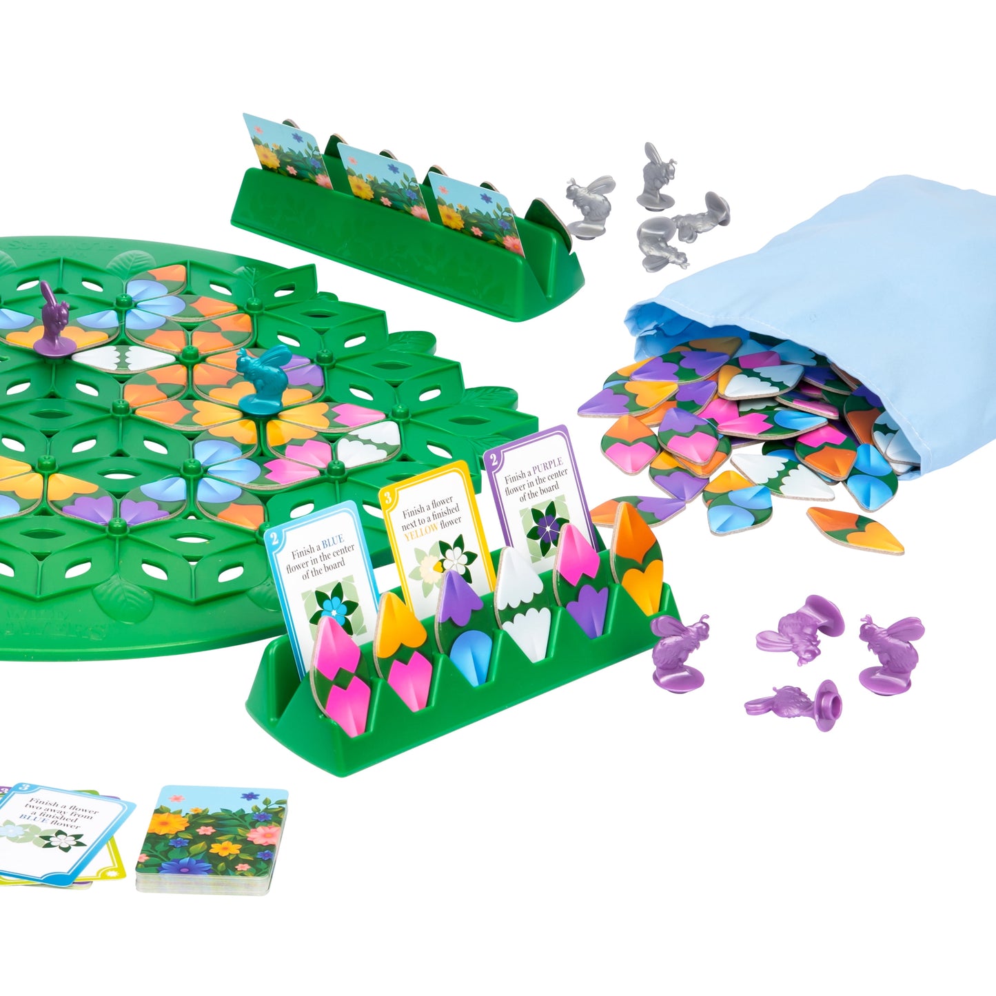 Wild Flowers Family Fun Strategy Game, Ideal for Solo Play, and 1 to 4 Players Aged 8+
