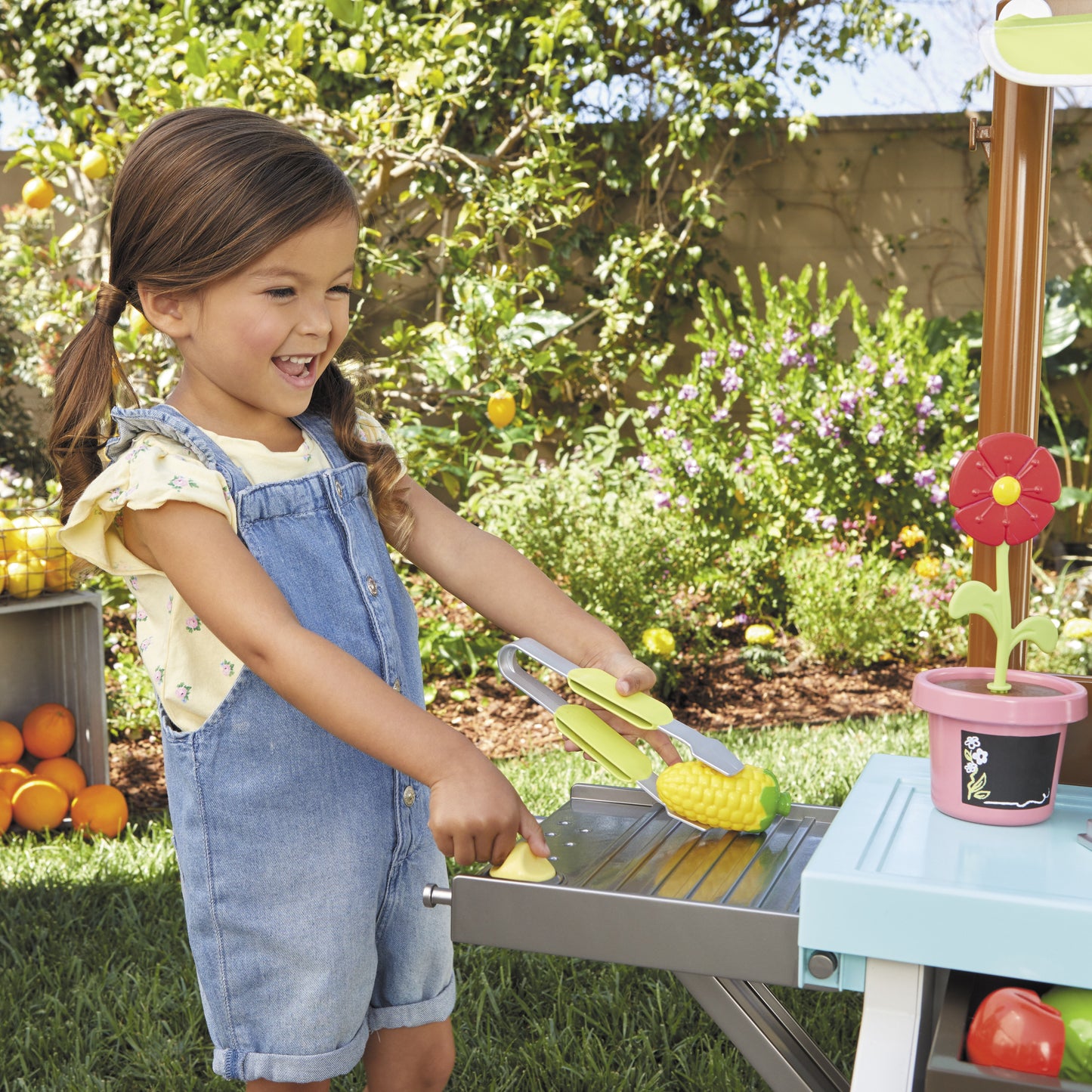 3-In-1 Garden to Table Market Kitchen Playset, Multi-Color, for Ages 3+