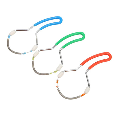 3Pcs Spring Facial Hair Remover, Manual Handheld Epilator Eyebrow Face Threading Tool Removing Women Lip Chin Cheeks Neck Removal Threading Hair Removal Spring Facial Remover for Face Manual Epilator