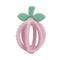 Teething Ball & Training Toothbrush - Silicone, Bpa-Free Bitzy Biter Lemon-Shaped Teething Toy Features Multiple Textures to Soothe Gums & an Easy-To-Hold Design (Pink Lemonade)