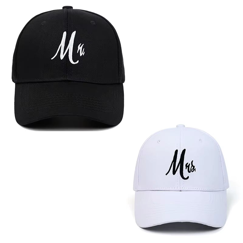 Mr and Mrs Baseball Caps Men Women Hats Bride and Groom Cap Gifts for the Couple Wedding Favors for Lovers