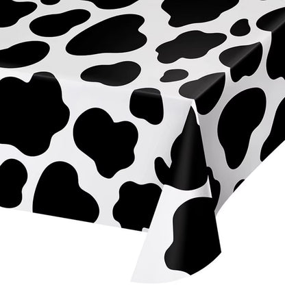 Farm Cow Theme Birthday Party Animal Party Cow Decoration Disposable Cup Plate Tablecloth Baby Shower Balloon Decoration