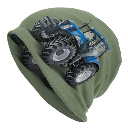 Custom Tractor Skullies Beanies Caps Men Women Unisex Trend Winter Warm Knitted Hat Adult Bonnet Hats