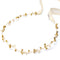 Bridal Headpiece - Gold Rhinestone Headband with Crystals, Wedding Hair Accessories for Brides and Bridesmaids