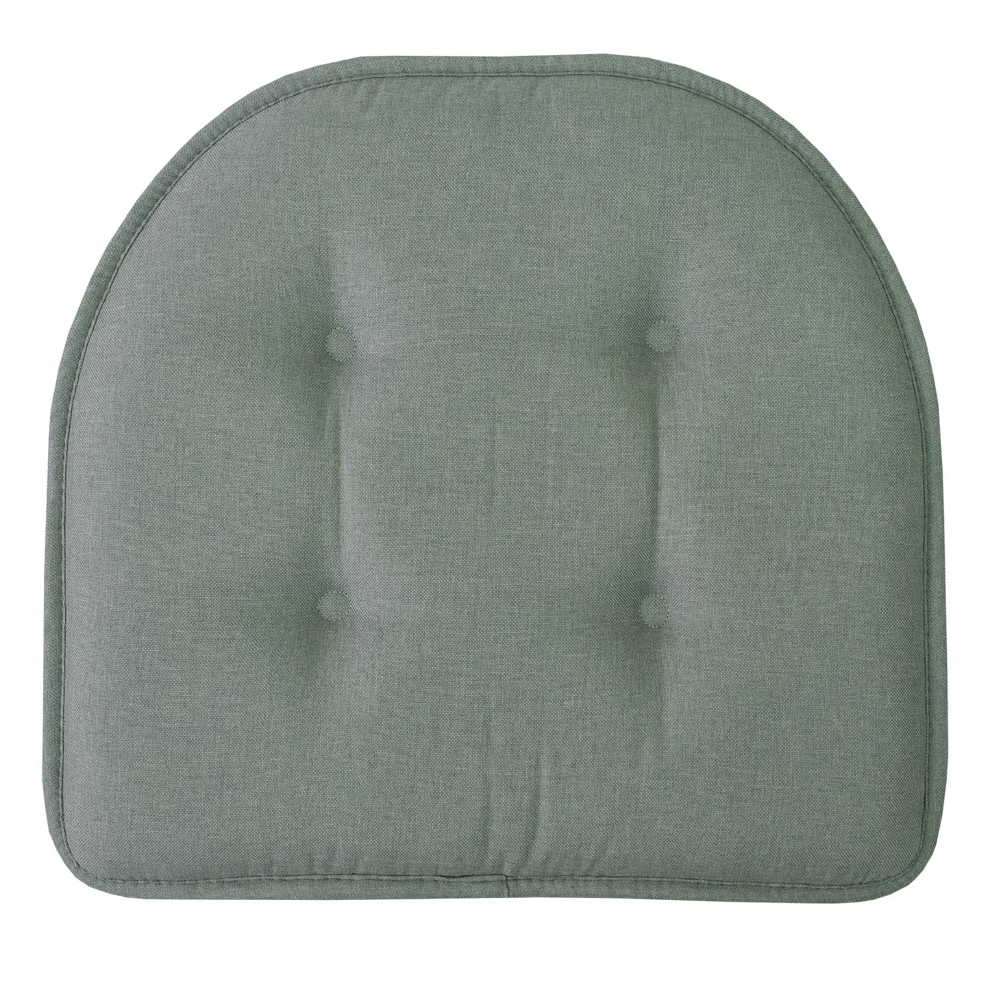 U-Shaped Memory Foam No Slip Back 16 X 16 Chair Pad Cushion 2 Pack - Scuba