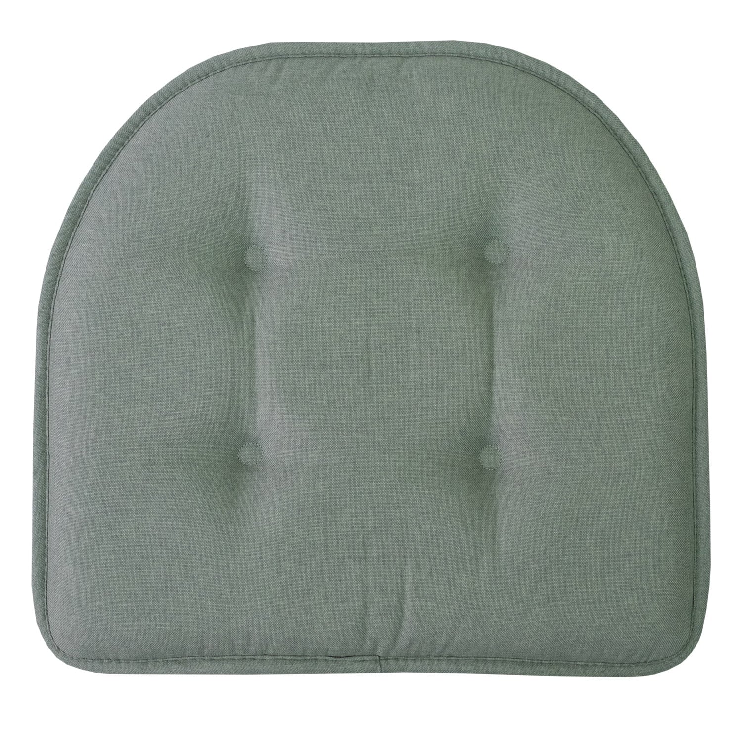 U-Shaped Memory Foam No Slip Back 16 X 16 Chair Pad Cushion 2 Pack - Scuba