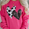 Heart Patch Long Sleeve Sweatshirt