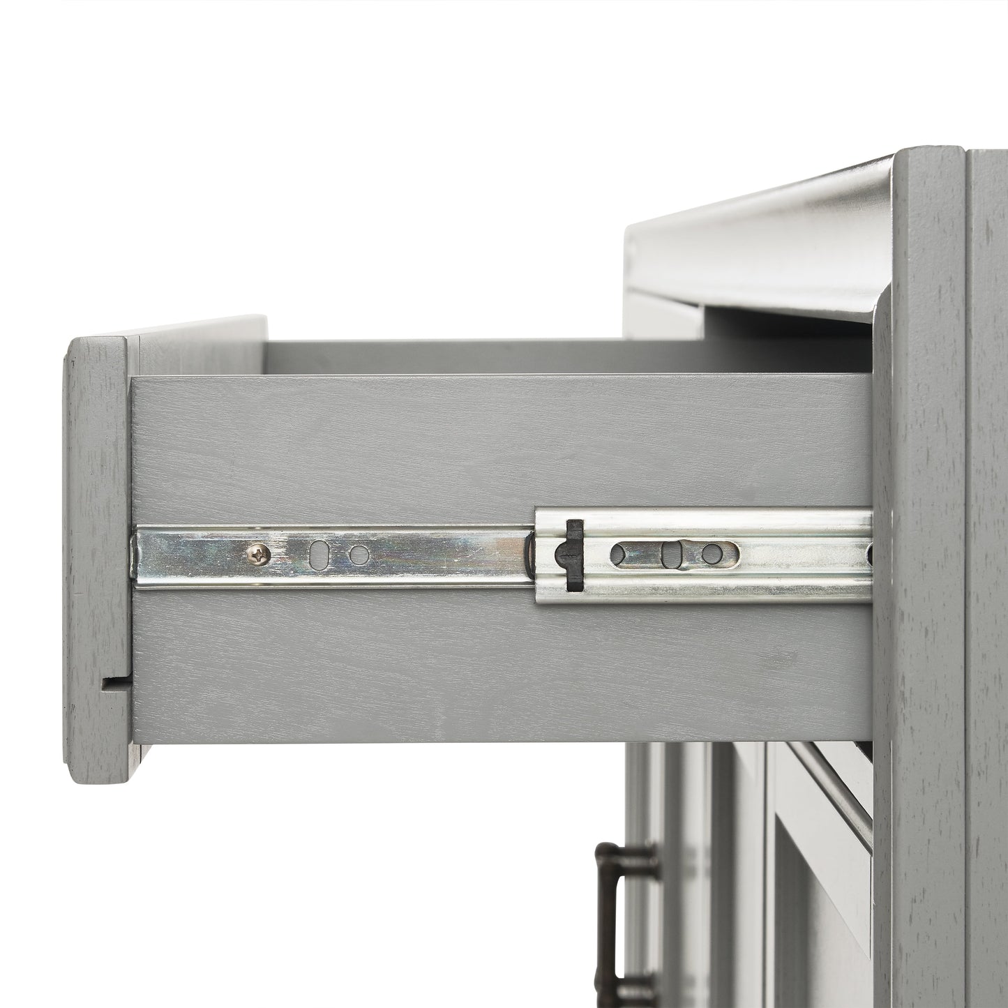 Tara 3-Piece Modern Farmhouse Sideboard Buffet Cabinet and Kitchen Storage Pantry Set