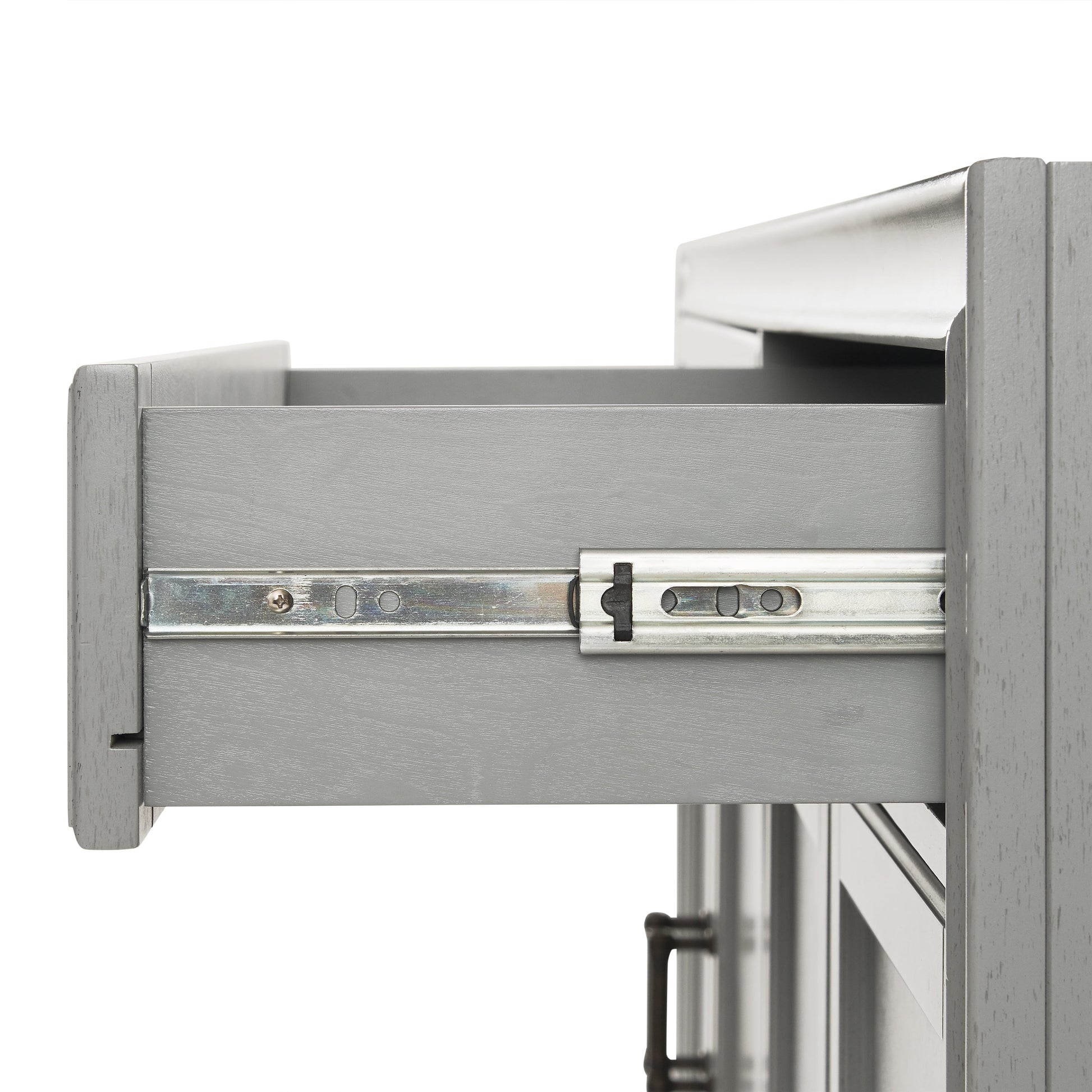 Tara 3-Piece Modern Farmhouse Sideboard Buffet Cabinet and Kitchen Storage Pantry Set