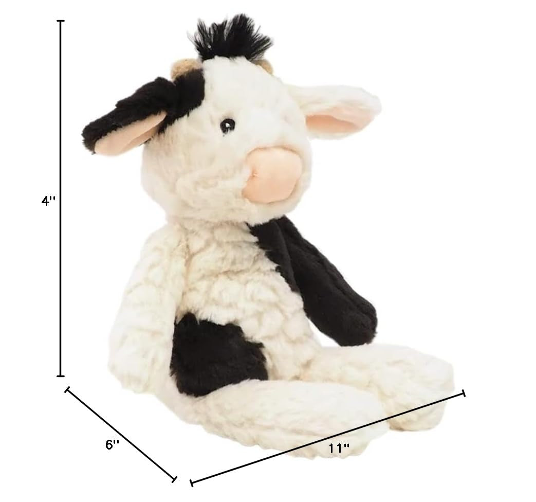 Putty Nursery Bunny Soft Toy, Cow, 1 Count (Pack of 1)
