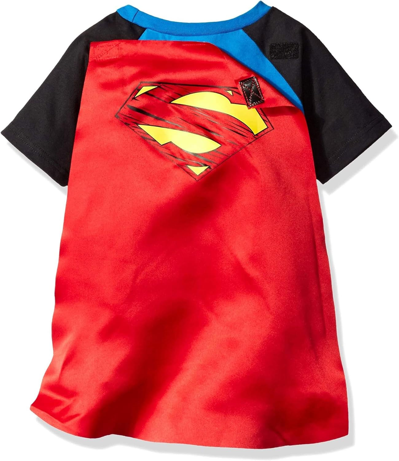 DC Comics DC Comics Justice League Batman Superman Robin Cosplay T-Shirt and Cape Toddler to Big Kid