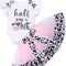 Baby Girl 1St Birthday Outfit Farm Cow Ladybug Romper Tutu Skirt Headband Christmas Bee Cake Smash Photo Shoot Clothes