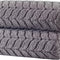 100% Turkish Cotton Jacquard Luxury Towel Set – Quick Dry Non-Gmo Ultra-Soft, Plush and Absorbent Luxury Durable Turkish Towels Set (Grey, 2 Pcs Bath Towel Set)