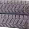 100% Turkish Cotton Jacquard Luxury Towel Set – Quick Dry Non-Gmo Ultra-Soft, Plush and Absorbent Luxury Durable Turkish Towels Set (Grey, 3 Pcs Towel Set)