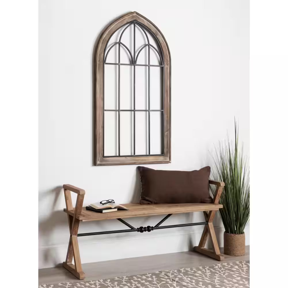 Rennel Wood Rustic Brown Plaque Wall Art