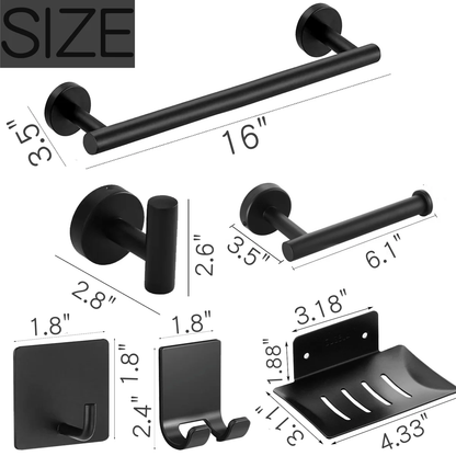 Bathroom Hardware Set Towel Racks for Bathroom Bathroom Sets Accessories Stainless Steel Bathroom Towel Holder