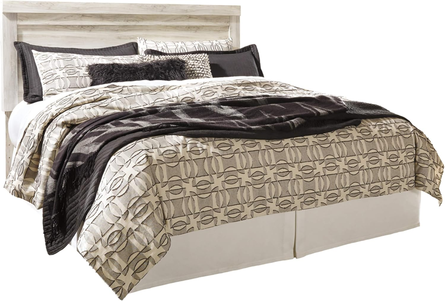 Bellaby Farmhouse Panel Headboard ONLY, King, Whitewash