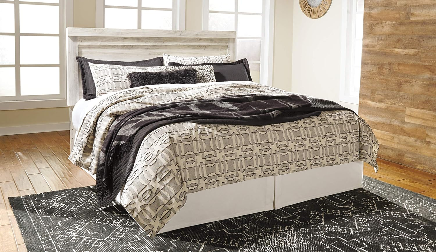 Bellaby Farmhouse Panel Headboard ONLY, King, Whitewash
