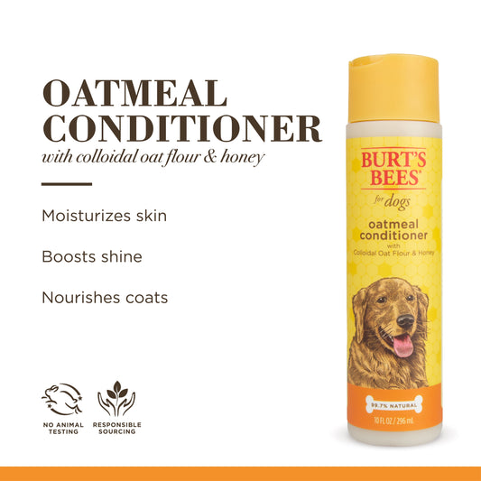 for Pets Natural Oatmeal Conditioner Colloidal Oat Flour & Honey for Dogs 10 Oz.