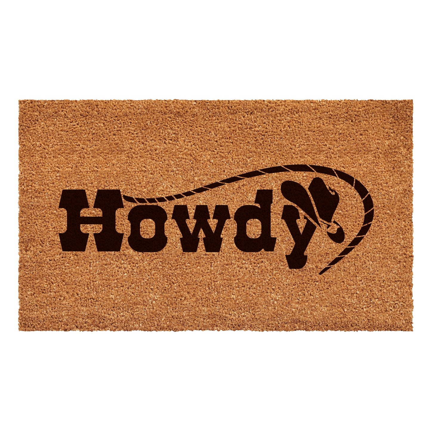 Howdy Doormat, 24" X 36"
