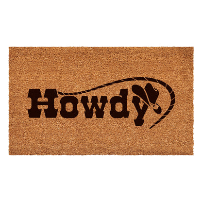 Howdy Doormat, 24" X 36"