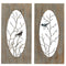 Brown Wood Bird Wall Decor with Tree Branches (2 Count)