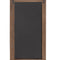 Brown Wood Sign Wall Decor with Chalkboard