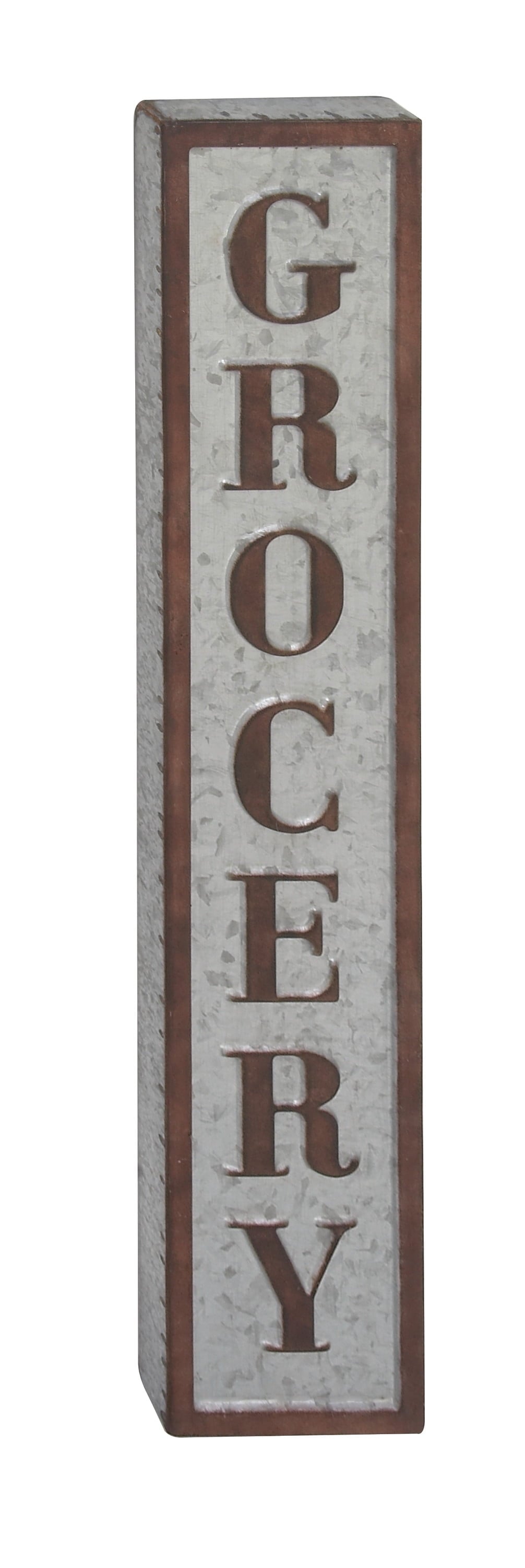 Indoor Brown Metal Farmhouse Sign Wall Decor