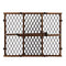 Position & Lock Adjustable Wood Baby Gate (Farmhouse Collection), Fits Openings 26 - 42 In. Wide