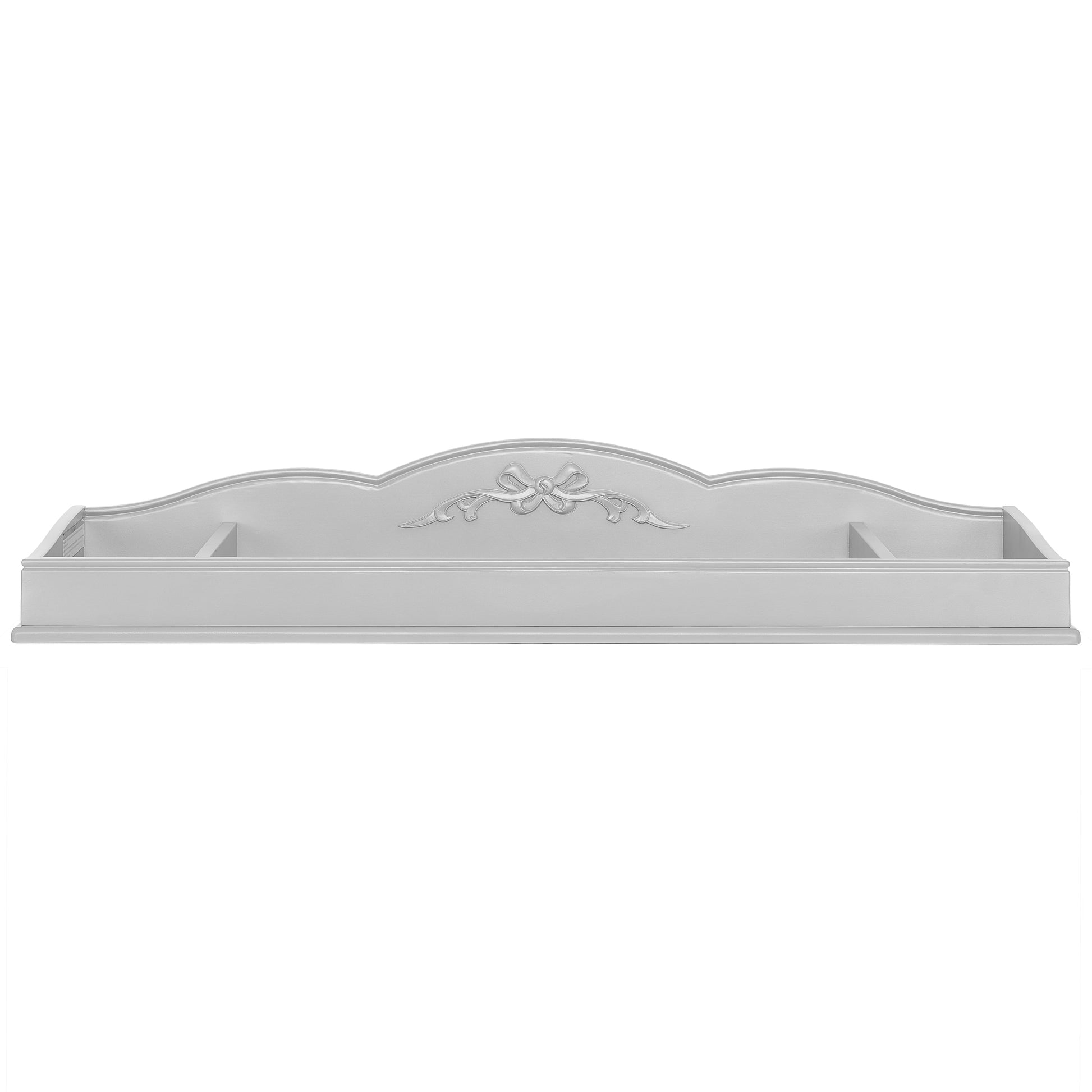 Aurora Change Tray I Lasting Quality I Intricate Ribbon Bow Scrollwork, Frost