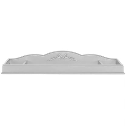 Aurora Change Tray I Lasting Quality I Intricate Ribbon Bow Scrollwork, Frost