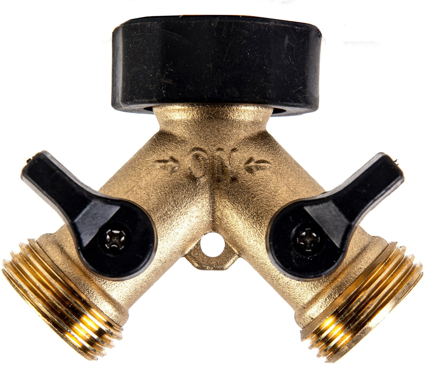 Brass Y Shut-Off Hose Connector